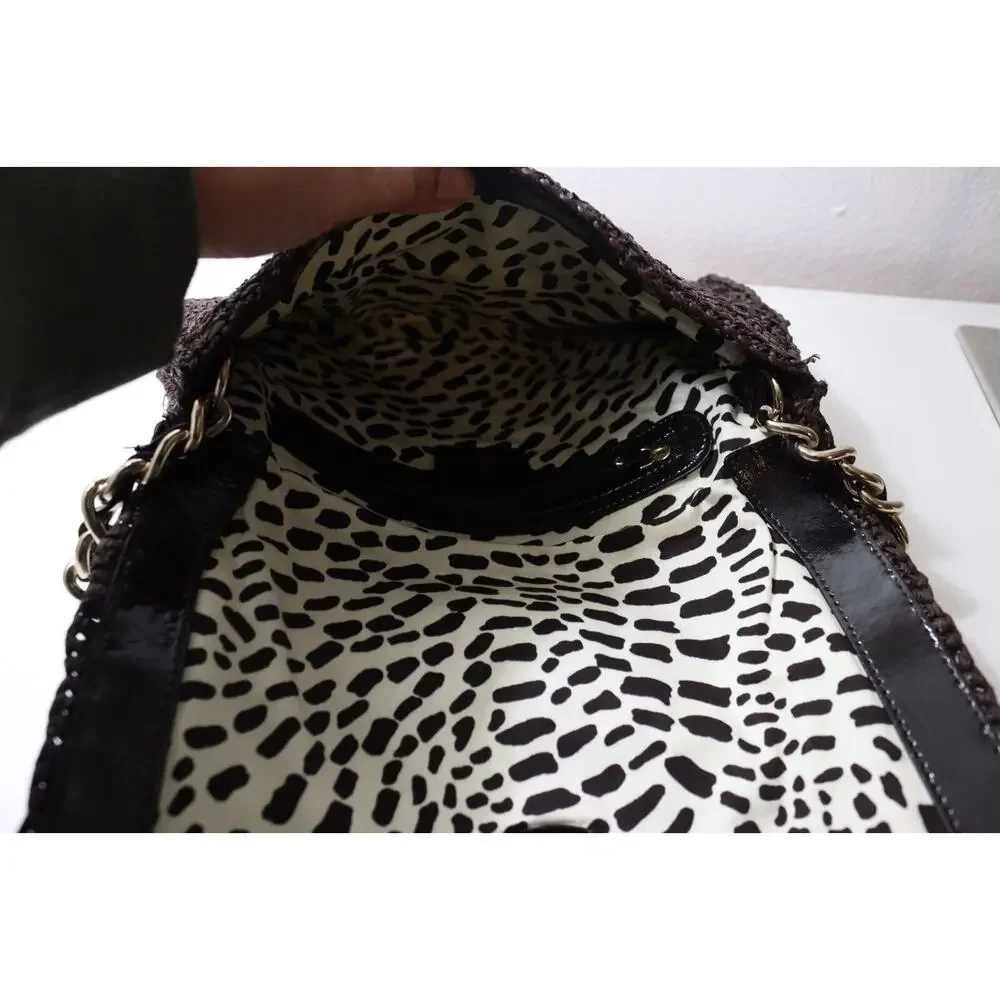 Kate Spade New York Rose Hall Monette Brown Wicker Shoulder Bag RARE! - Picture 10 of 16